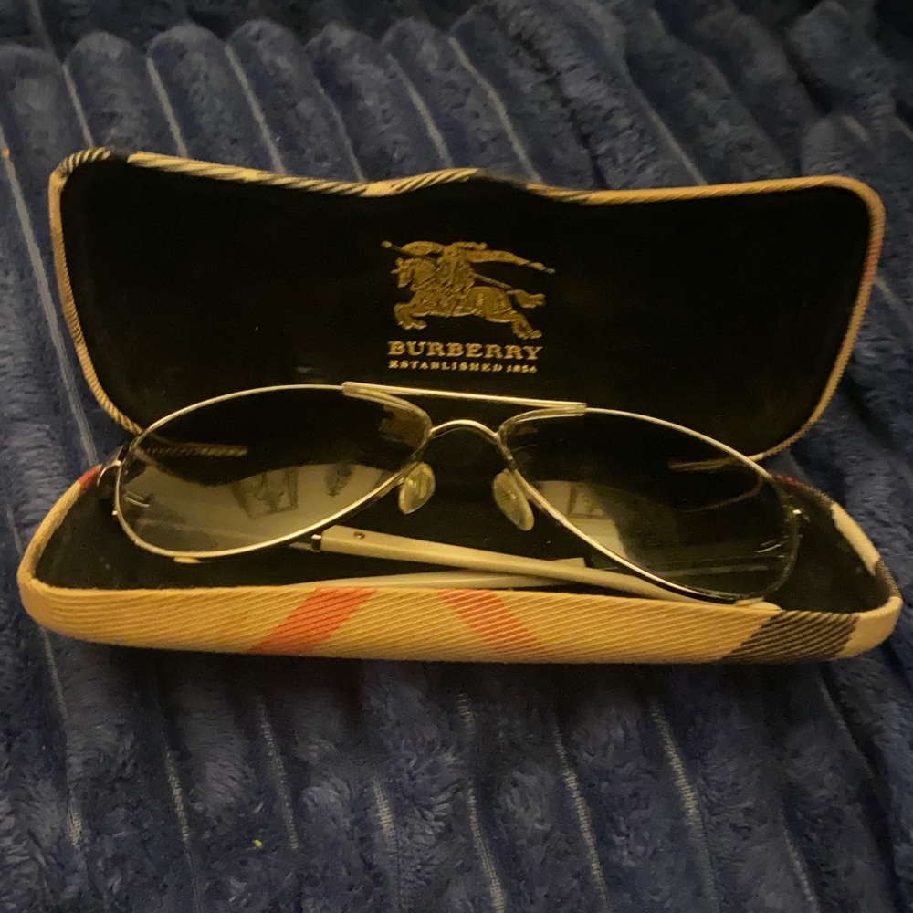Burberry Sunglasses with Signature Plaid Case